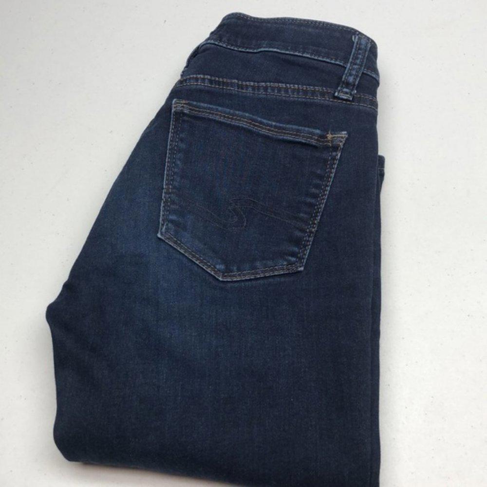 VINTAGE SILVER AVERY SLIM BOOTCUT JEANS 25x31 😎